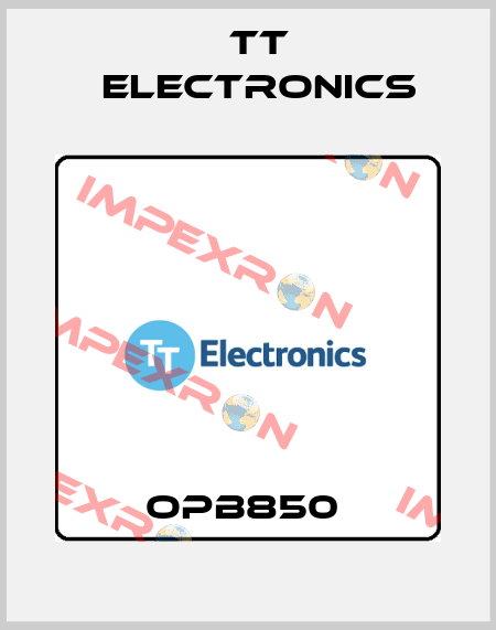 OPB850  TT Electronics