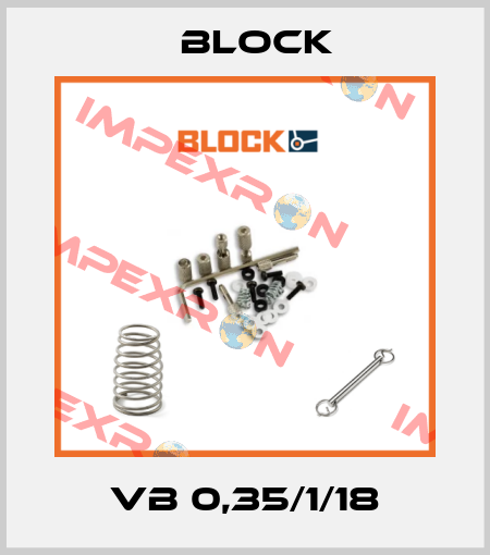 VB 0,35/1/18 Block