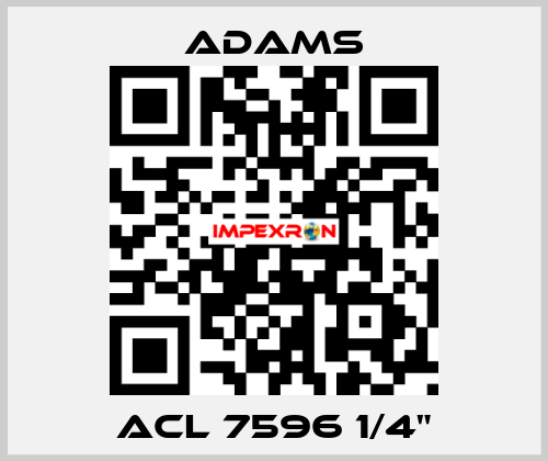 ACL 7596 1/4" ADAMS