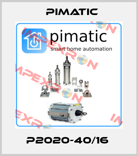 P2020-40/16  Pimatic