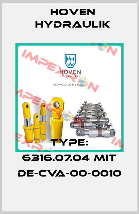 Type: 6316.07.04 MIT De-CVA-00-0010 Hoven Hydraulik