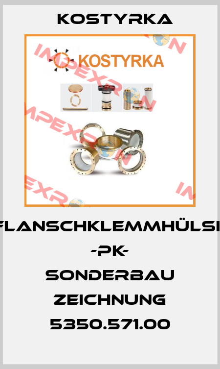 Flanschklemmhülse -pk- Sonderbau Zeichnung 5350.571.00 Kostyrka