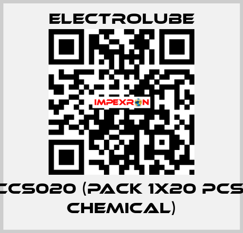 CCS020 (pack 1x20 pcs, chemical) Electrolube