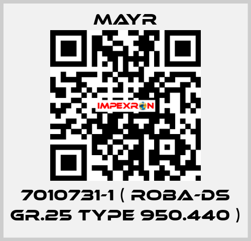 7010731-1 ( ROBA-DS Gr.25 Type 950.440 ) Mayr