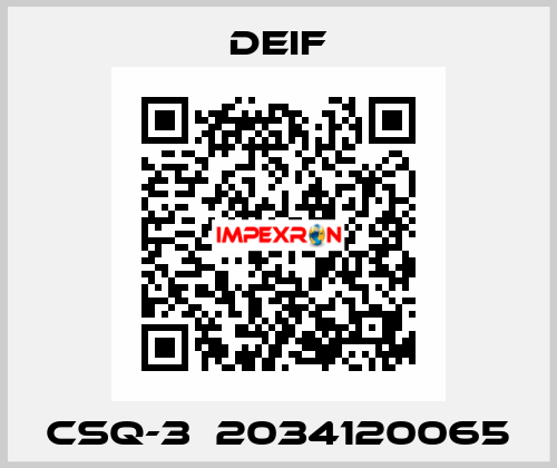 CSQ-3  2034120065 Deif
