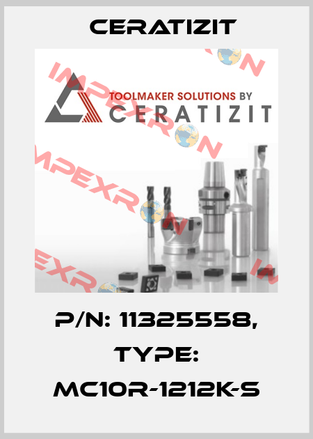 P/N: 11325558, Type: MC10R-1212K-S Ceratizit