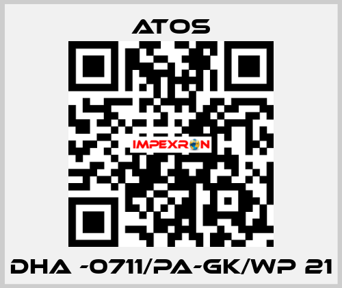 DHA -0711/PA-GK/WP 21 Atos