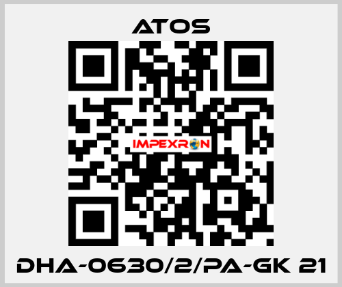 DHA-0630/2/PA-GK 21 Atos