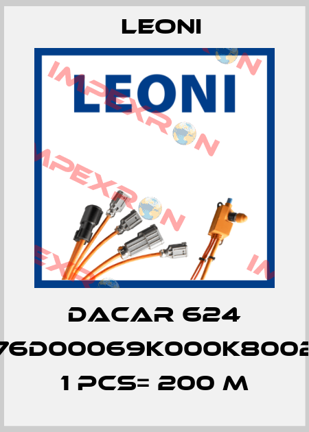 Dacar 624 (76D00069K000K8002) 1 pcs= 200 m Leoni