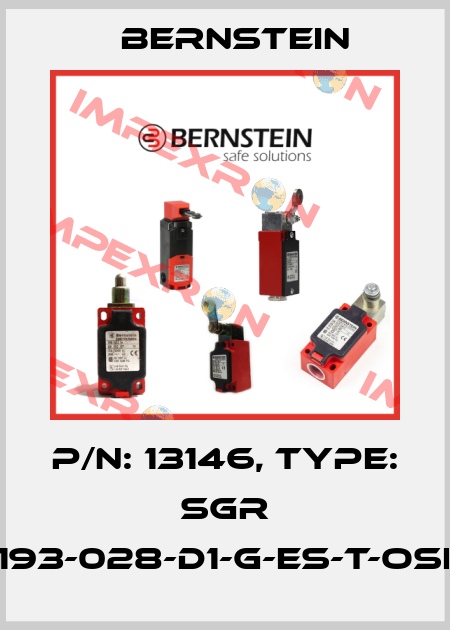 P/N: 13146, Type: SGR 15-193-028-D1-G-ES-T-OSE-5 Bernstein