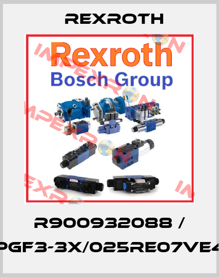 R900932088 / PGF3-3X/025RE07VE4 Rexroth