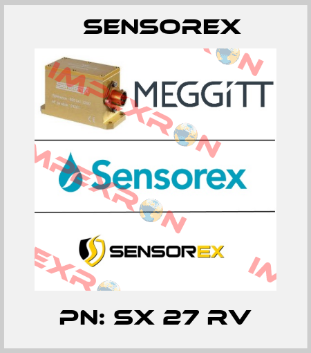 PN: SX 27 RV Sensorex