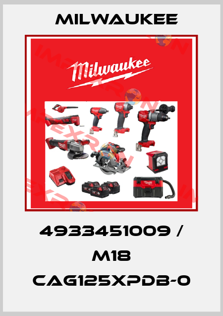 4933451009 / M18 CAG125XPDB-0 Milwaukee