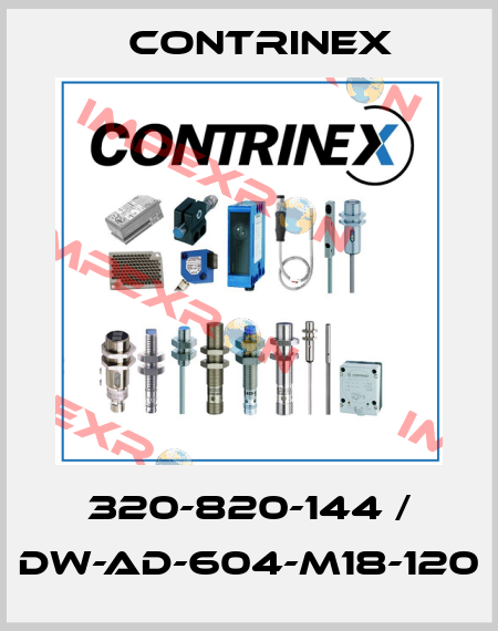 320-820-144 / DW-AD-604-M18-120 Contrinex