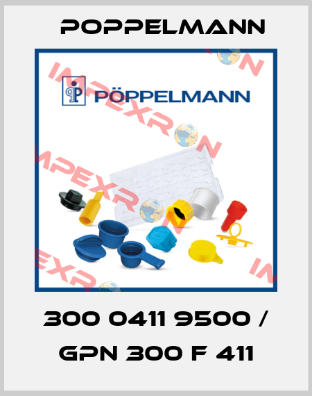300 0411 9500 / GPN 300 F 411 Poppelmann
