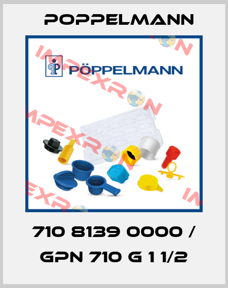 710 8139 0000 / GPN 710 G 1 1/2 Poppelmann