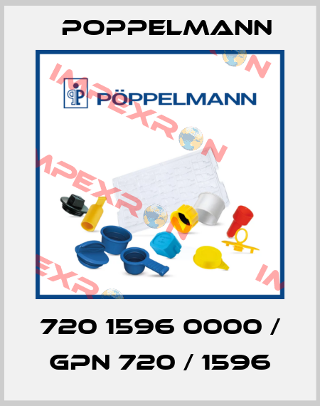 720 1596 0000 / GPN 720 / 1596 Poppelmann