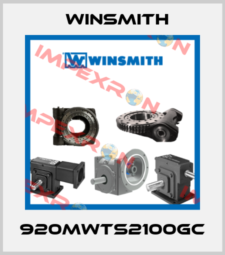 920MWTS2100GC Winsmith