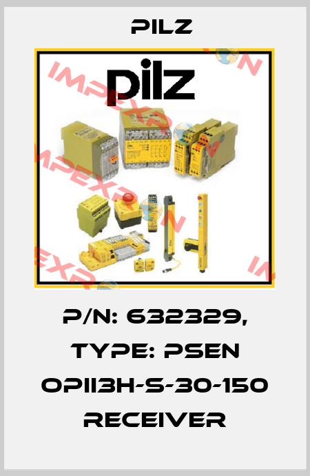 p/n: 632329, Type: PSEN opII3H-s-30-150 receiver Pilz