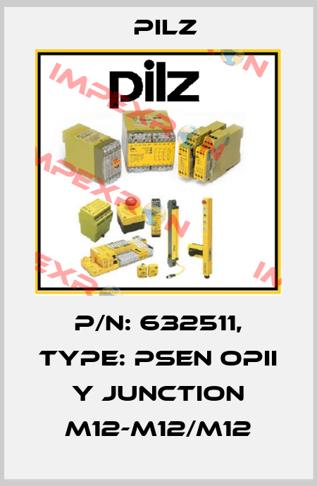 p/n: 632511, Type: PSEN opII Y Junction M12-M12/M12 Pilz