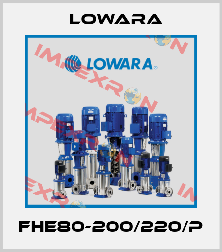 FHE80-200/220/P Lowara