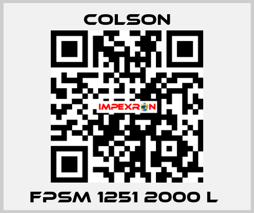 FPSM 1251 2000 L  Colson