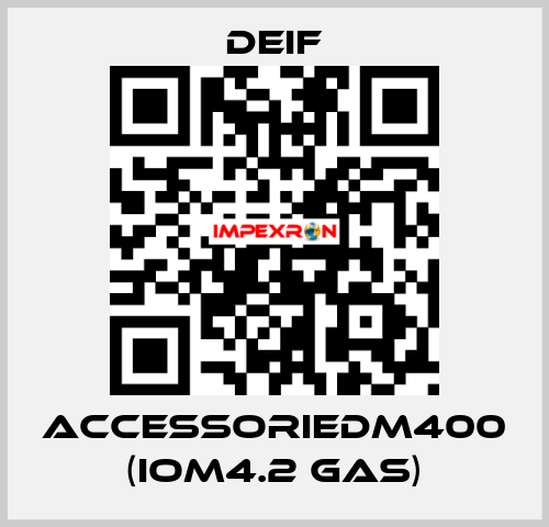 AccessorieDM400 (IOM4.2 GAS) Deif