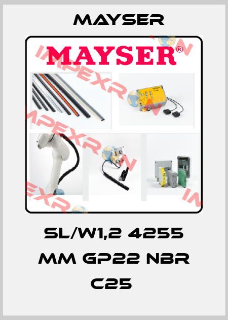 SL/W1,2 4255 MM GP22 NBR C25  Mayser