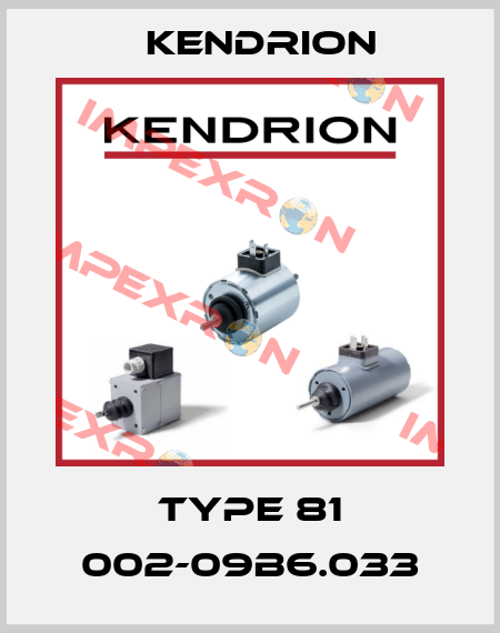 Type 81 002-09B6.033 Kendrion