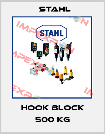 Hook block 500 kg Stahl