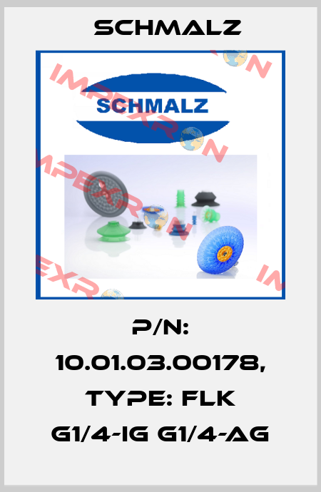 p/n: 10.01.03.00178, Type: FLK G1/4-IG G1/4-AG Schmalz