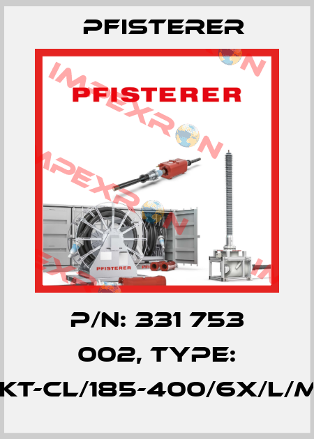 P/N: 331 753 002, Type: 2DIREKT-CL/185-400/6x/L/M48x3 Pfisterer