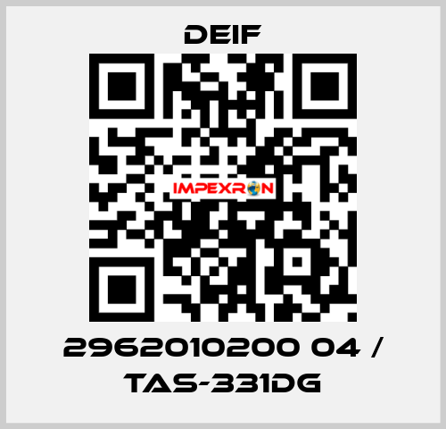 2962010200 04 / TAS-331DG Deif