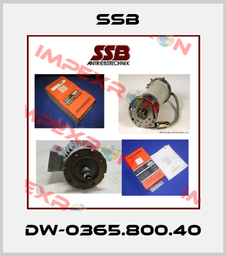 DW-0365.800.40 SSB