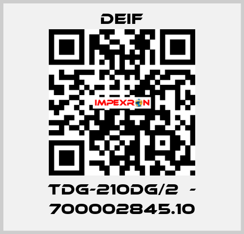 TDG-210DG/2  - 700002845.10 Deif