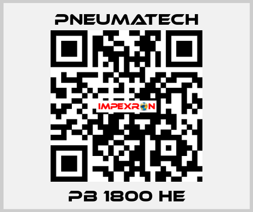 PB 1800 HE Pneumatech