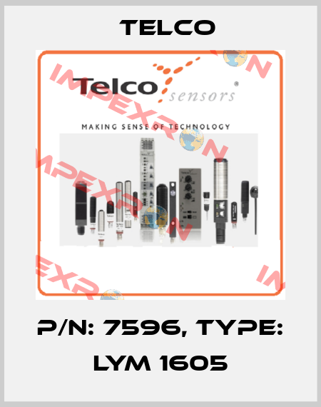 p/n: 7596, Type: LYM 1605 Telco