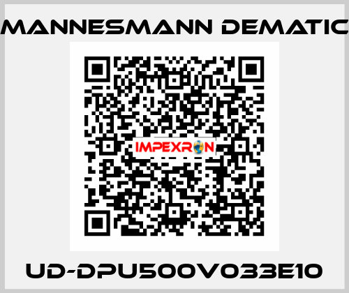 UD-DPU500V033E10 Mannesmann Dematic