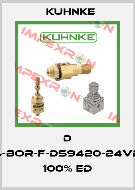 D 34-BOR-F-DS9420-24VDC 100% ED Kuhnke
