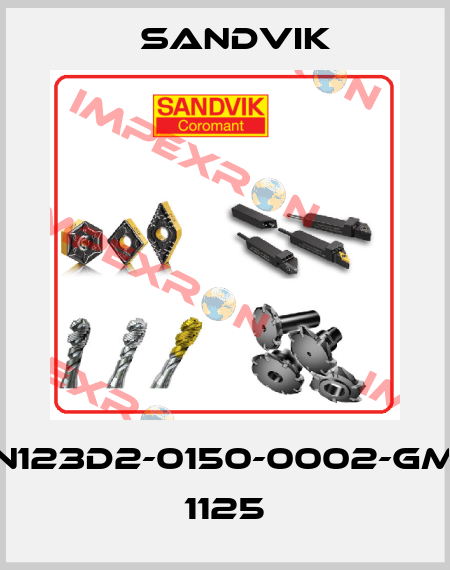 N123D2-0150-0002-GM 1125 Sandvik
