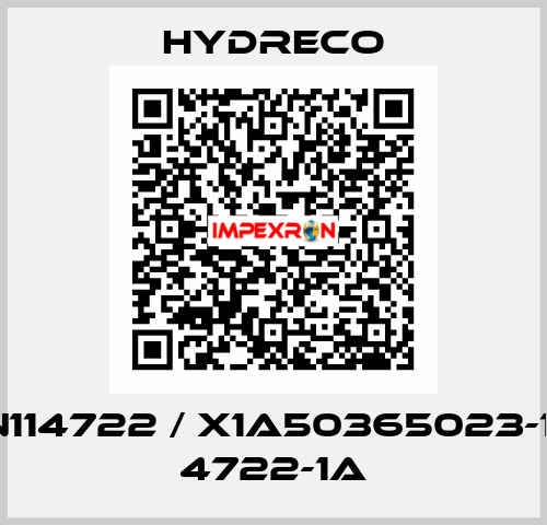 N114722 / X1A50365023-11 4722-1A HYDRECO