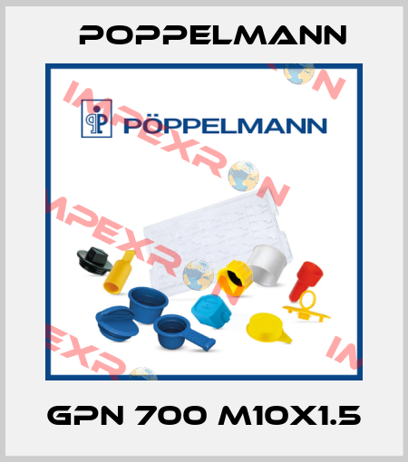 GPN 700 M10x1.5 Poppelmann