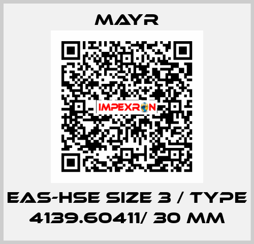 EAS-HSE size 3 / Type 4139.60411/ 30 mm Mayr