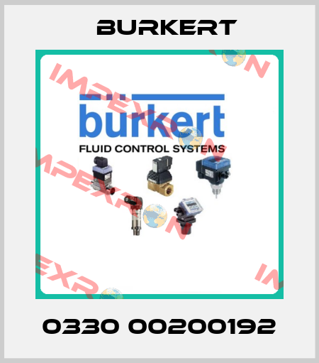 0330 00200192 Burkert