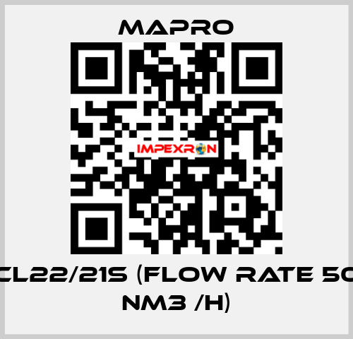 CL22/21S (flow rate 50 Nm3 /h) Mapro