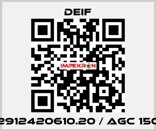 2912420610.20 / AGC 150 Deif