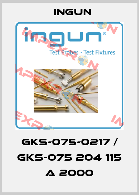 GKS-075-0217 / GKS-075 204 115 A 2000 Ingun