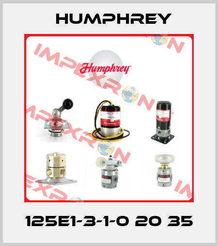 125E1-3-1-0 20 35 Humphrey