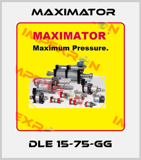 DLE 15-75-GG Maximator