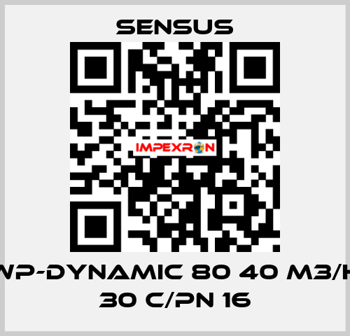 Wp-Dynamic 80 40 m3/h 30 c/PN 16 Sensus